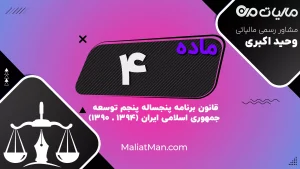 ماده ۴ برنامه پنجم | تدوین اسناد راهبردی توسعه فرهنگ قرآنی