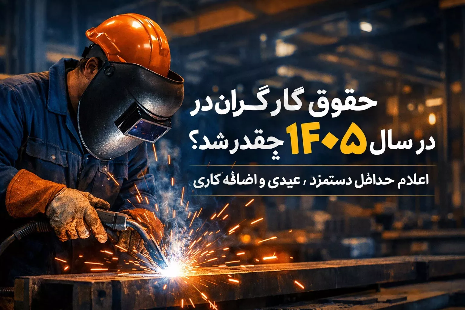 جزئیات کامل حقوق و مزایای کارگران در سال ۱۴۰۵؛ حداقل دستمزد، عیدی و اضافه‌کاری چقدر شد؟